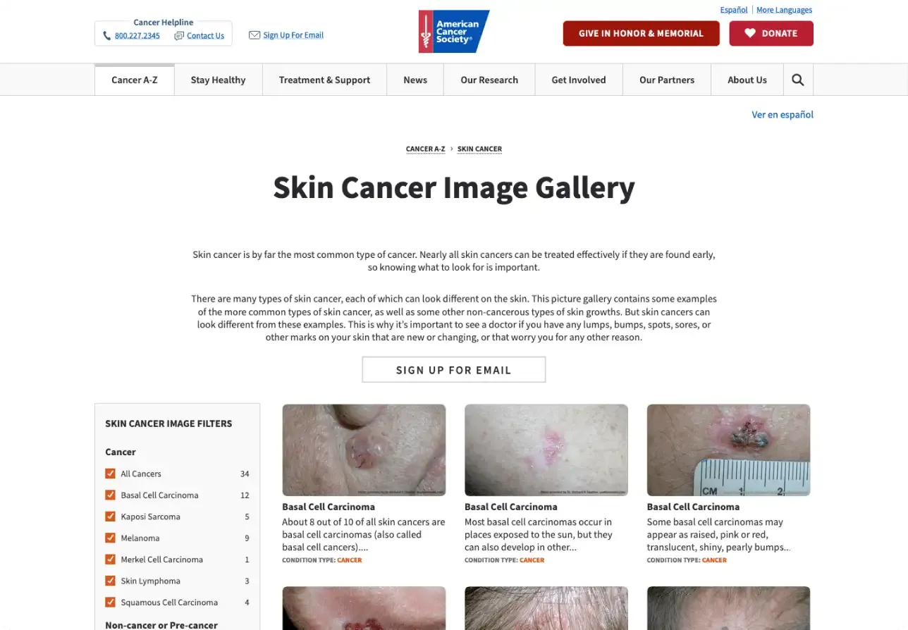 2021 donation page redesign.