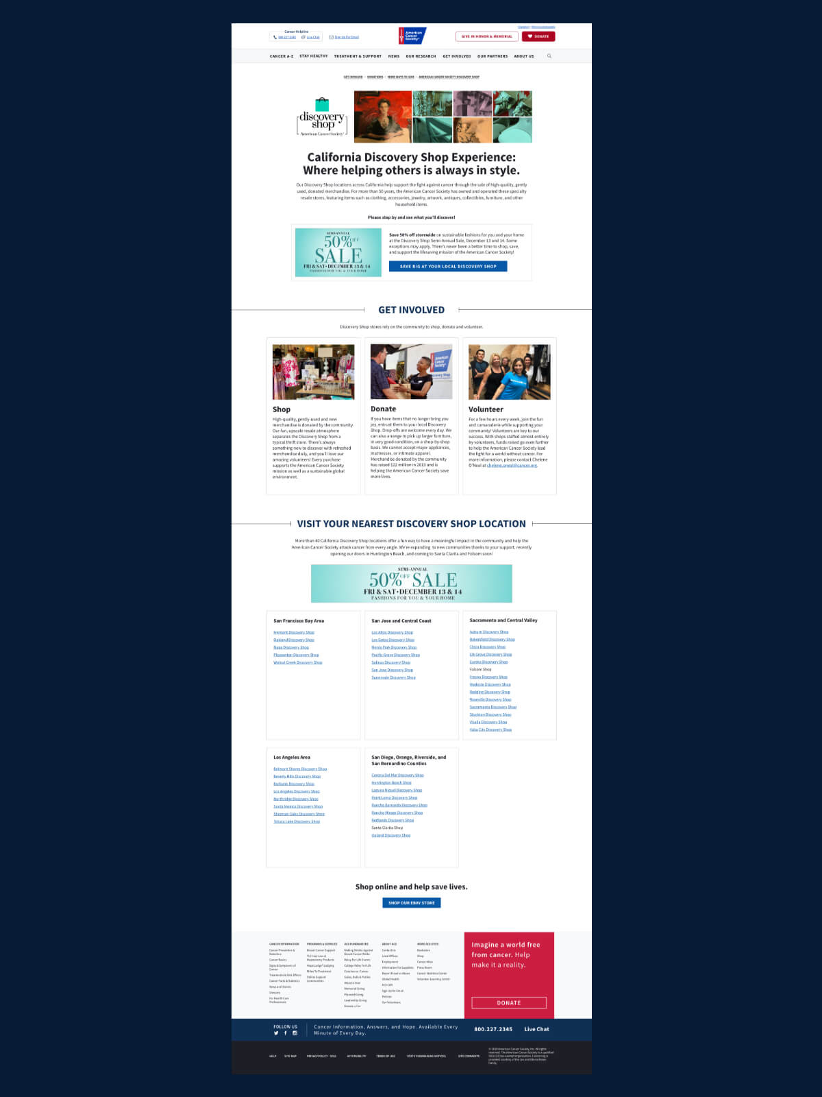 Discovery Shop final design