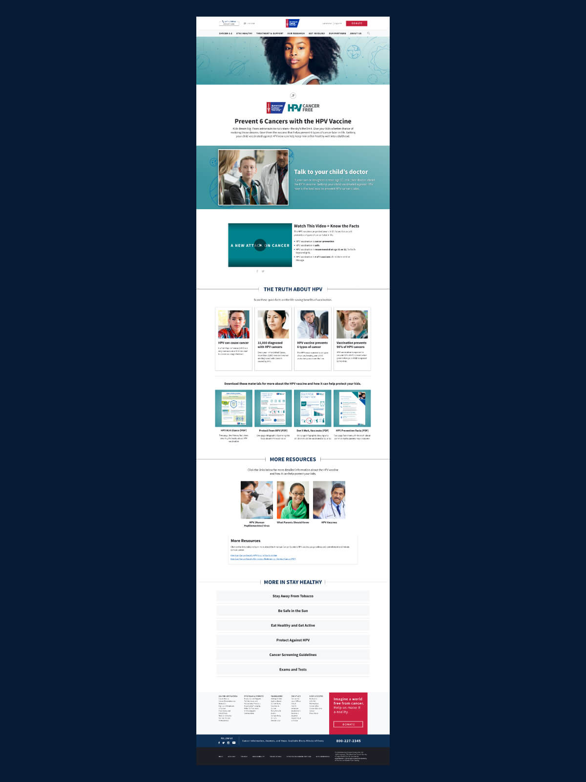 HPV page final design