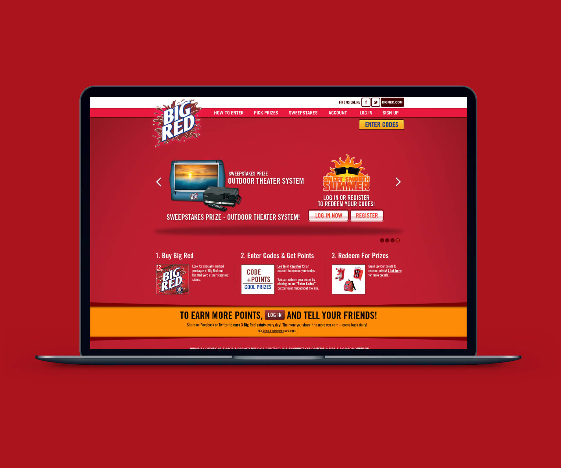 Image of homepage design